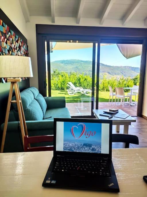 Casa Nueva En Vigo Rural Mos Con Jacuzzi Y Chimenea Para Escapada Romantica 폰테베드라 외부 사진