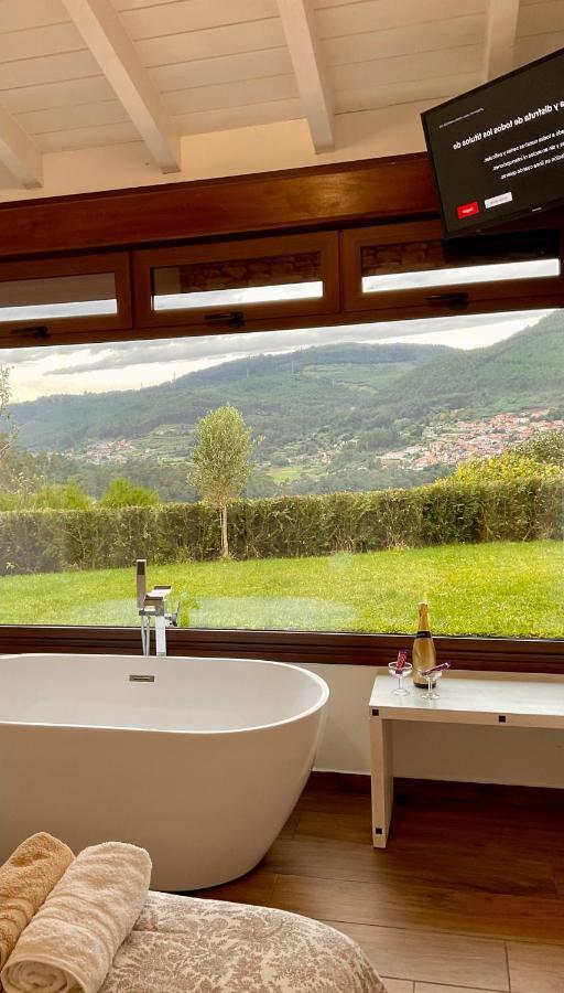 Casa Nueva En Vigo Rural Mos Con Jacuzzi Y Chimenea Para Escapada Romantica 폰테베드라 외부 사진